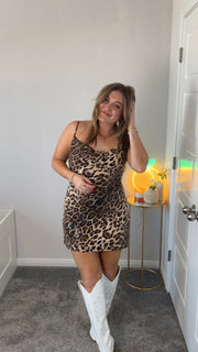 Bri Leopard Dress **final sale**