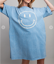 Smiley Dress // Blue