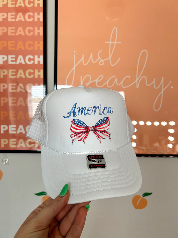 America Bow Trucker Hat