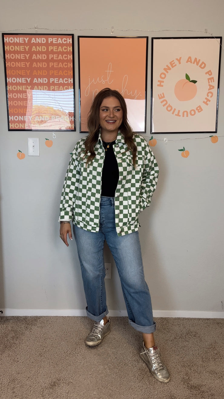 Brooke Checkered Jacket