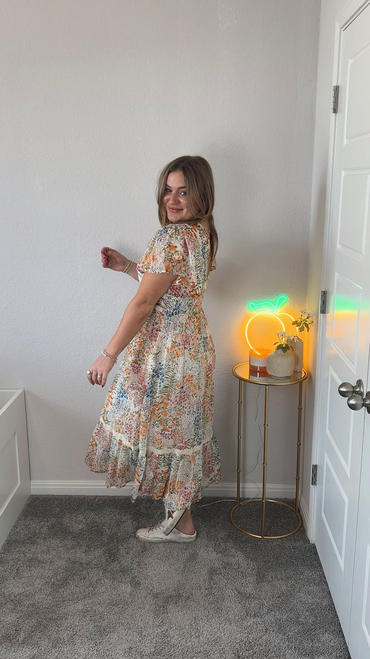 Floral Midi Dress