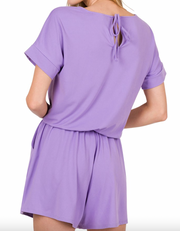 Mesmerized Romper // Lavender *FINAL SALE*