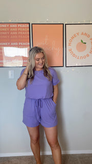 Mesmerized Romper // Lavender *FINAL SALE*