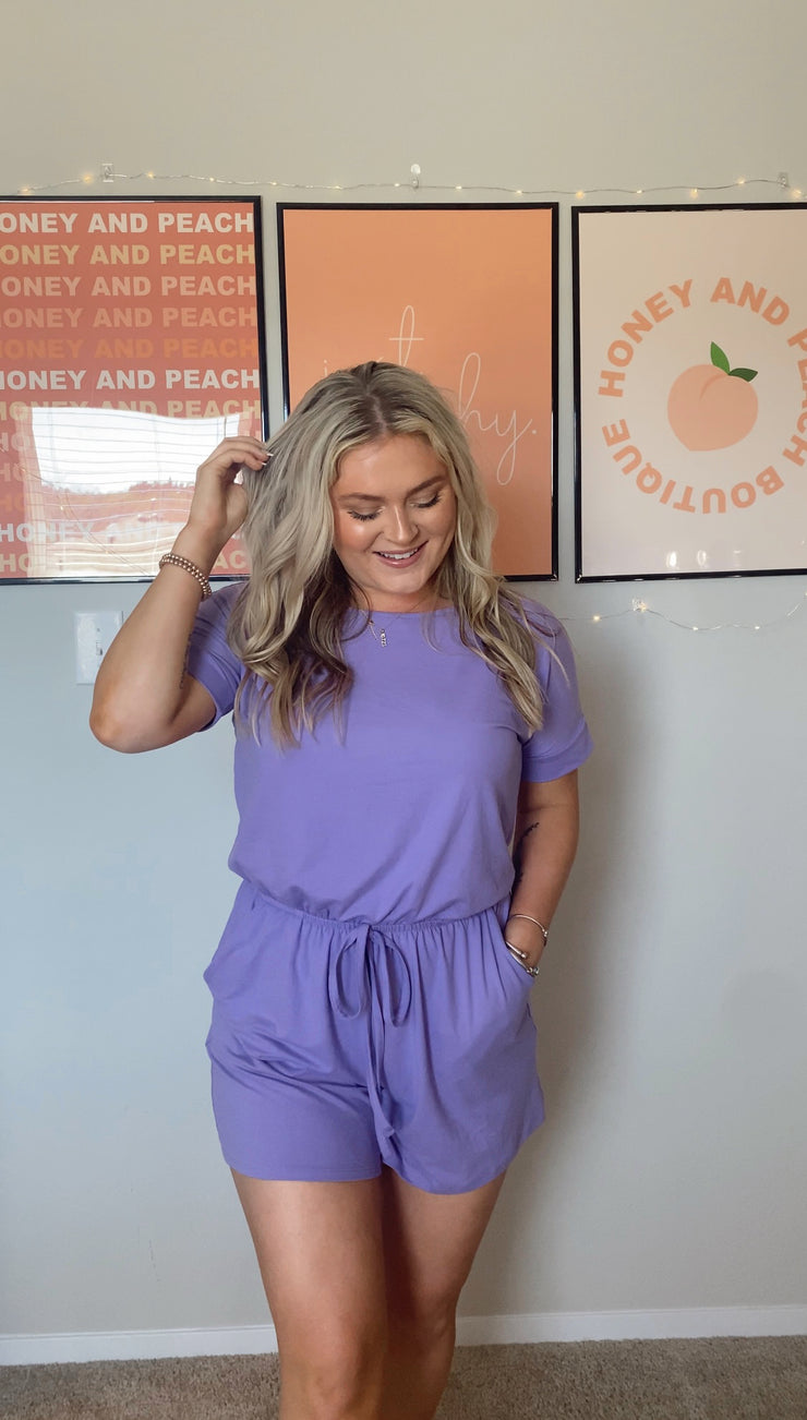 Mesmerized Romper // Lavender *FINAL SALE*