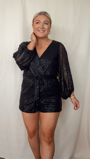 Time To Party Romper **FINAL SALE**