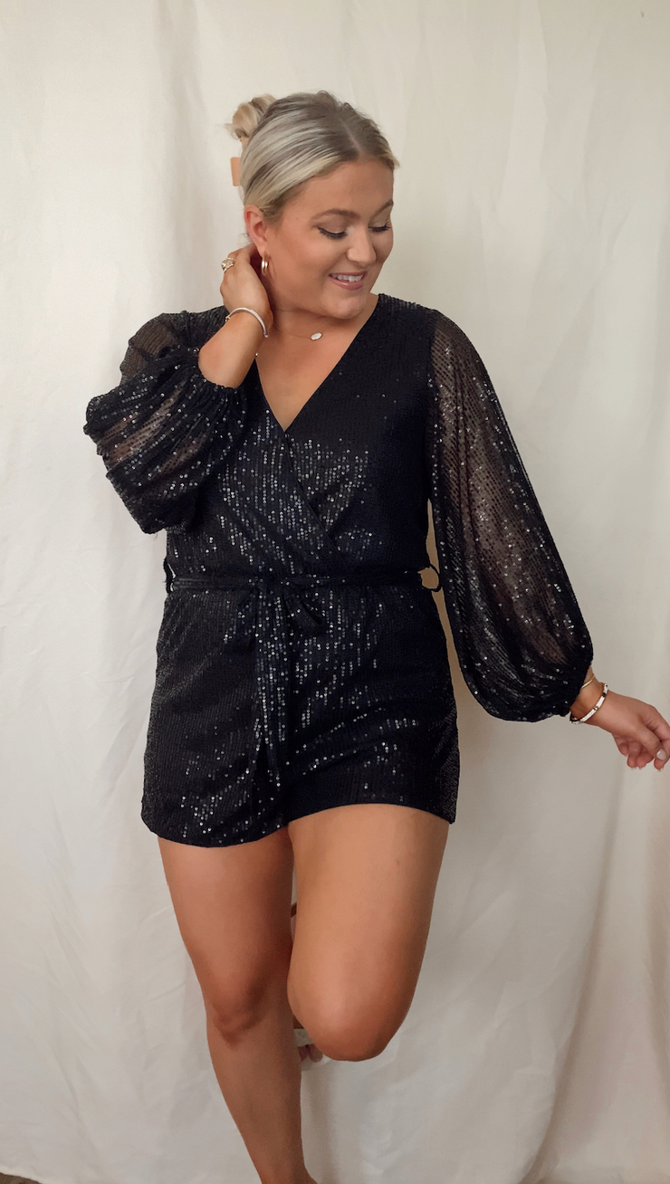 Time To Party Romper **FINAL SALE**