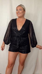 Time To Party Romper **FINAL SALE**